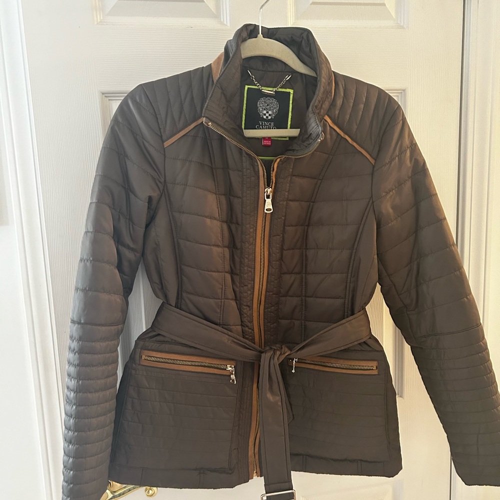 Vince Camuto Olive Green Barn Jacket